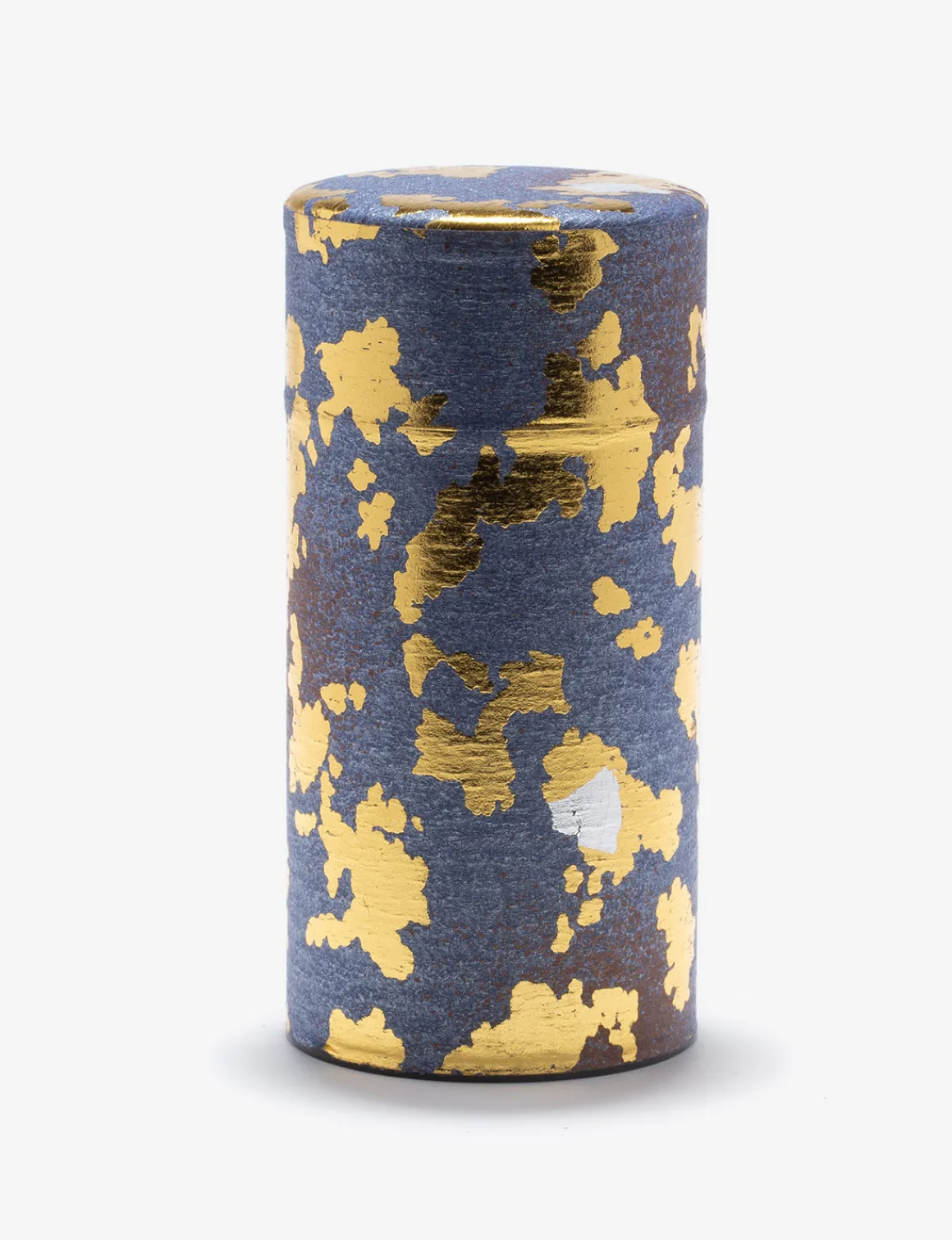 KOMPEKI - boîte à thé papier washi bleu et or 150G<DAMMANN Frères Cheap
