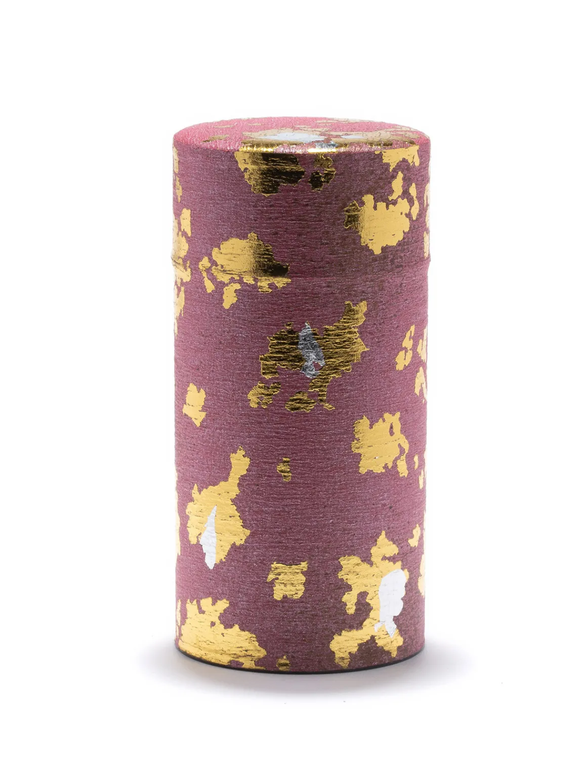 PINKU - boîte à thé papier washi rose et or 150G<DAMMANN Frères Clearance